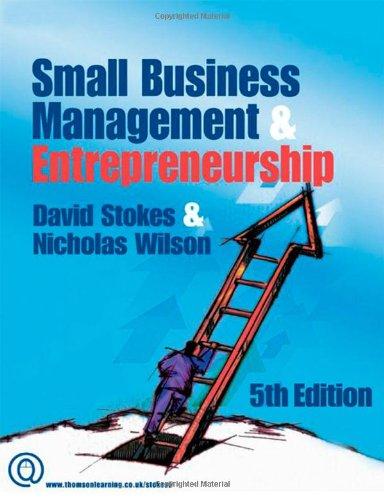 Small Businesss Management And Entrepreneurship