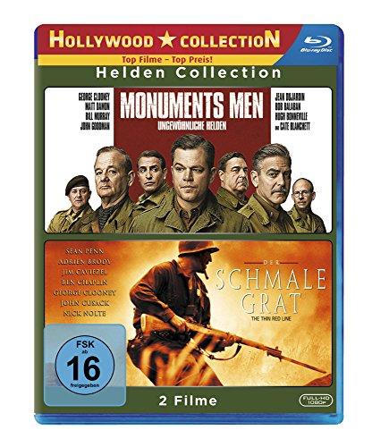 Helden Collection: Monuments Men/Der schmale Grat (exklusiv bei Amazon.de) [Blu-ray]