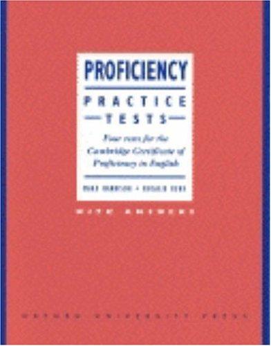 Proficiency Practice Tests: with Key