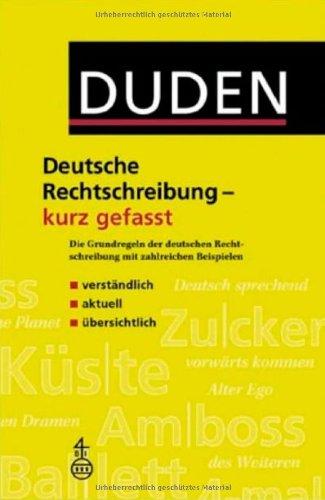 Duden, Deutsche Rechtschreibung kurz gefasst