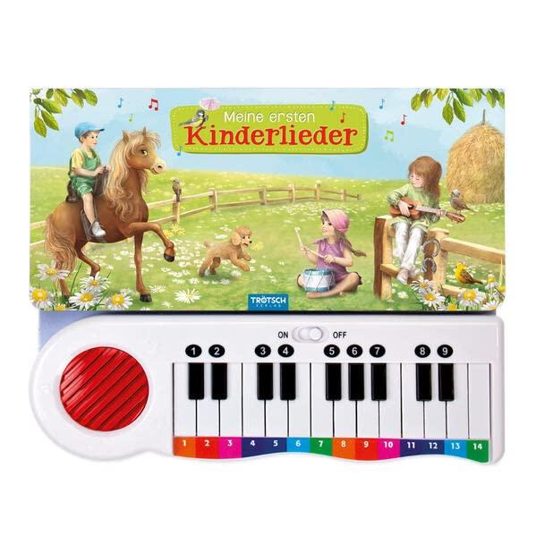 Trötsch Klavierbuch Meine ersten Kinderlieder Soundbuch Liederbuch: Beschäftigungsbuch Soundbuch Liederbuch