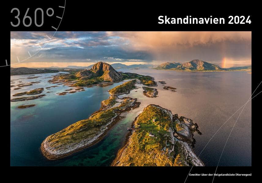 360° Skandinavien Premiumkalender 2024 (360° Premiumkalender 2024 (50 x 35 cm))