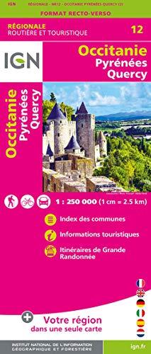 Occitanie (Pyrénées-Quercy) Recto/verso 1:250 000