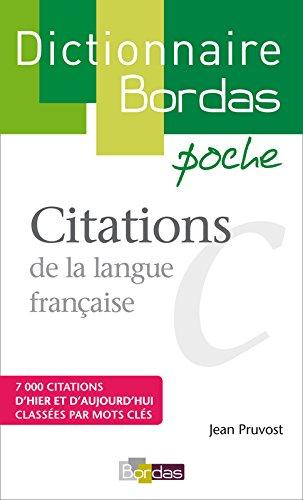 Citations de la langue française