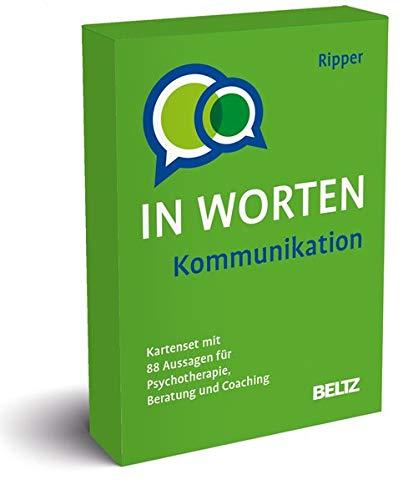 Kommunikation in Worten: Kartenset mit 99 Aussagen für Psychotherapie, Beratung und Coaching. Mit 8-seitigem Booklet im Stülpkarton, Kartenformat 5,9 x 9,2 cm. (Beltz Therapiekarten)