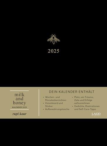 milk and honey – Kalender 2025: Wochen- und Monatskalender zum Eintragen. Wundervoll gestaltet mit Gedichten und Illustrationen