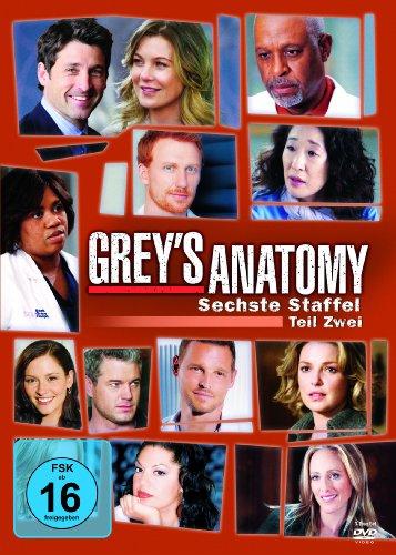 Grey's Anatomy: Die jungen Ärzte - Sechste Staffel, Teil Zwei [3 DVDs]