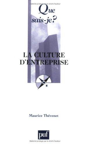 La culture d'entreprise