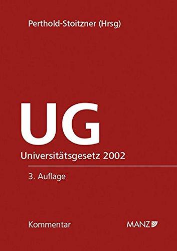 UG: Universitätsgesetz 2002 (Manz Grosskommentare)