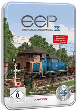 EEP Eisenbahn-Simulator: Eisenbahn.exe 13 Platinum in dekorativer Metall-Reliefbox (Eisenbahnexe)