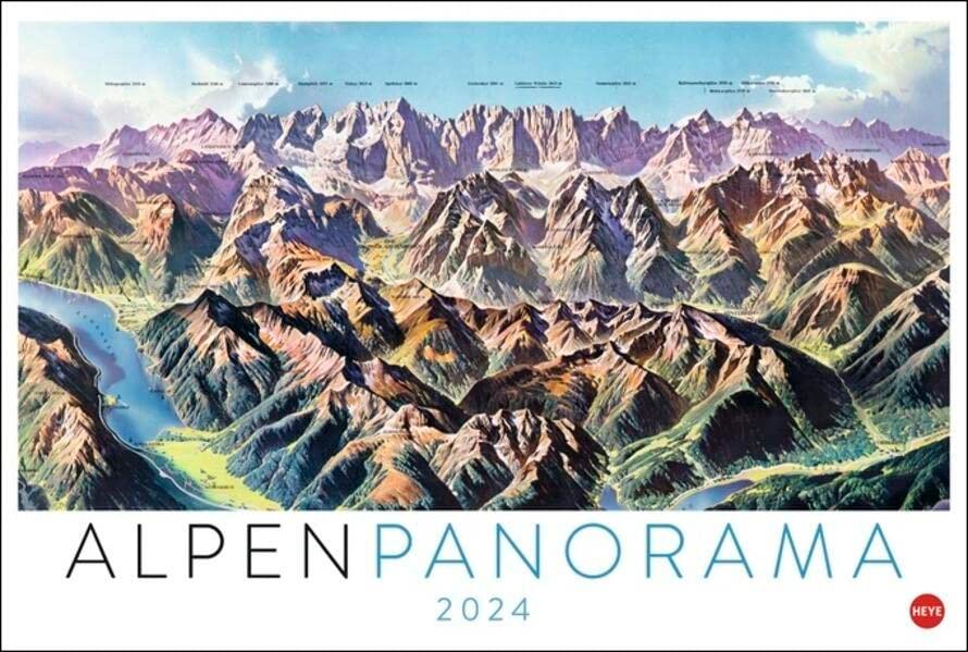 Alpenpanorama Edition 2024: Die Kunst der Panoramakarten