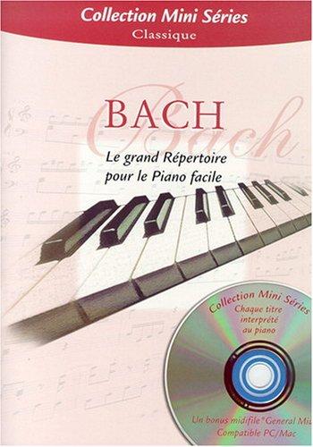 J.S.Bach Le Grand Repertoire Pour Le Piano Facile Pf Book/Cd