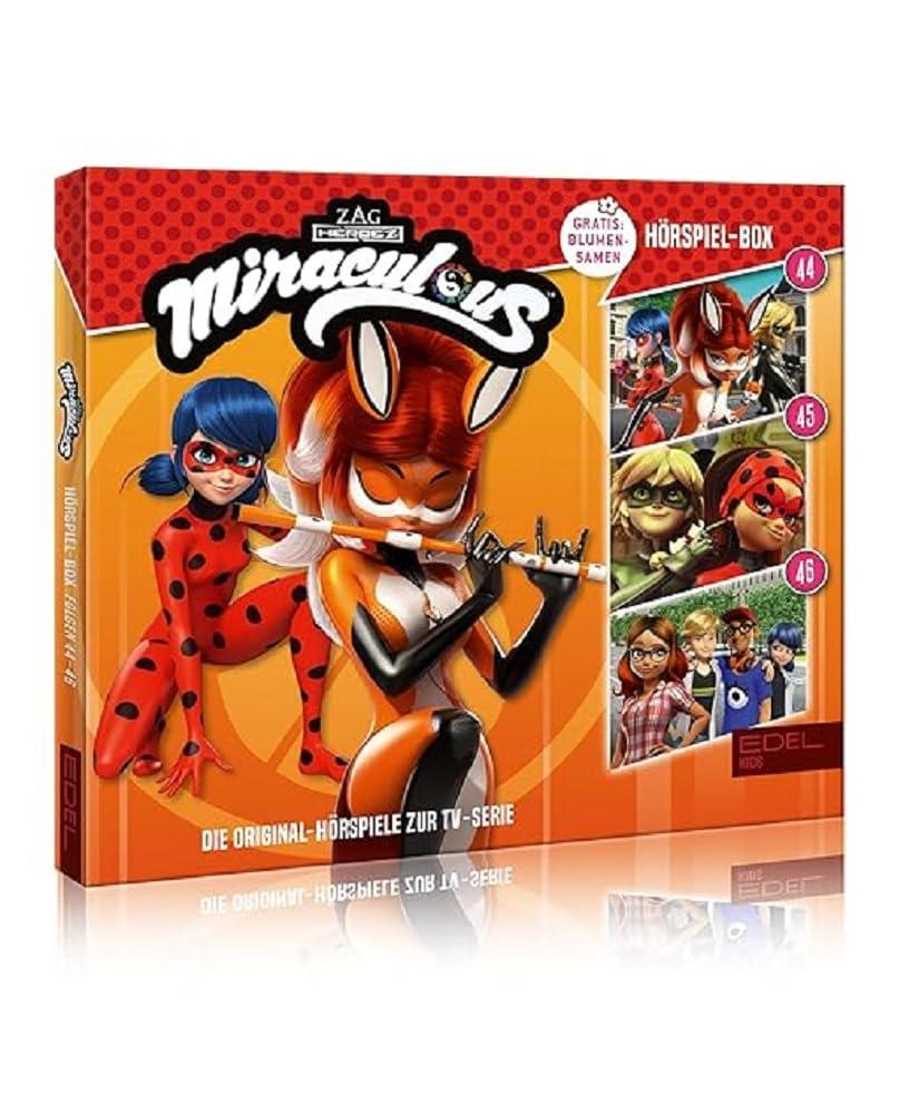 Miraculous - Hörspiel-Box (Folge 44-46) - Die Original-Hörspiele zur TV-Serie mit GRATIS Blumensamen