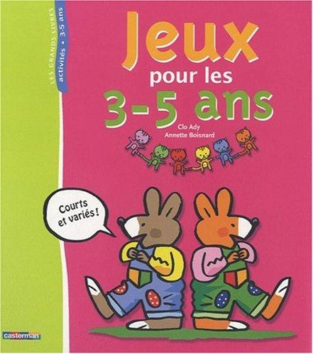 Jeux pour les 3-5 ans : courts et variés !