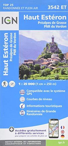 Haut-Esteron.Prealpes De Grasse.Pnr Du Verdon 1:25 000