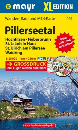 Pillerseetal XL 1 : 25 000: Wander-, Rad- und Mountainbikekarte. GPS-genau