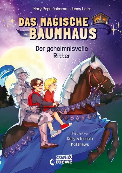 Das magische Baumhaus (Comic-Buchreihe Band 2) - Der geheimnisvolle Ritter: Tauche ein in die Welt der Schlösser im Mittelalter - Comic-Buch für Kinder ab 7 Jahren