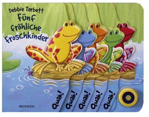 Fünf fröhliche Froschkinder