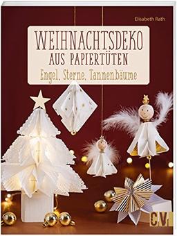 Weihnachtsdeko aus Papiertüten: Engel, Sterne, Tannenbäume