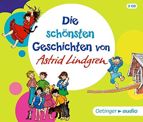 Die schönsten Geschichten von Astrid Lindgren (3CD): Lesungen und Hörspiele, ca. 150 Min.