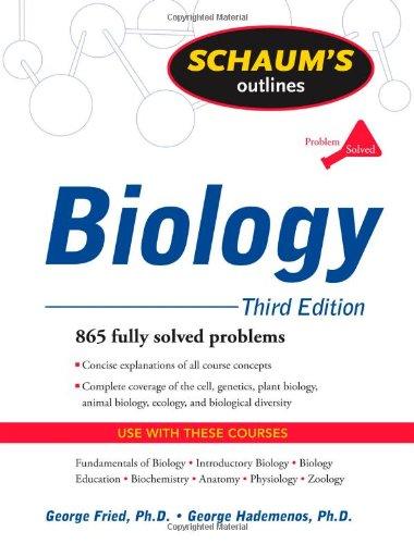 Schaum's Outline of Biology (Schaum's Outlines)