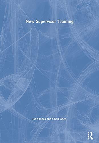 New Supervisor Training (Pergamon Flexible Learning Trainer's Workshop Series)