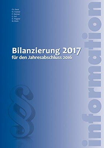 Bilanzierung 2017: für den Jahresabschluss 2016