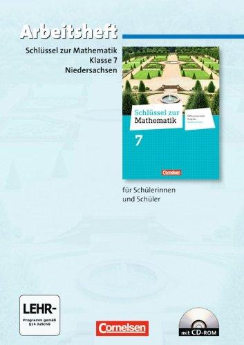 Schlüssel zur Mathematik - Differenzierende Ausgabe Niedersachsen: 7. Schuljahr - Arbeitsheft mit eingelegten Lösungen und CD-ROM