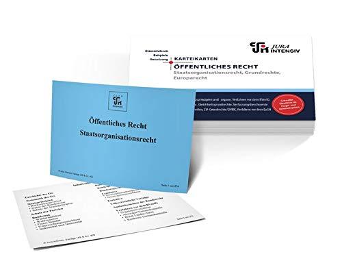 Karteikarten - Öffentliches Recht: Staatsorganisationsrecht/ Grundrecht/ Europarecht