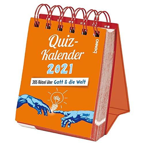 Quizkalender 2021: 365 Rätsel über Gott & die Welt