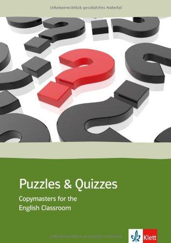 Puzzles & Quizzes: Copymasters for the English Classroom