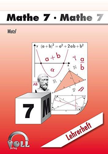 Lehrerheft Mathe 7