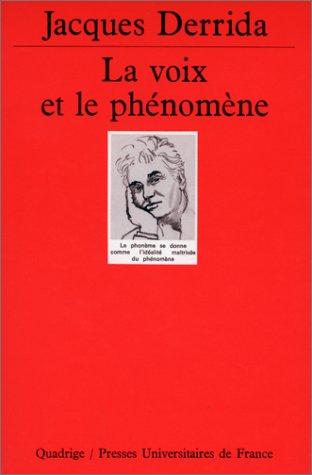 La voix et le phénomène