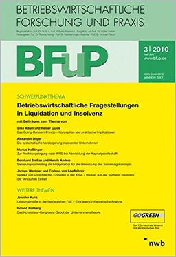 H.3/2010 : Betriebswirtschaftliche Fragestellungen in Liquidation und Insolvenz