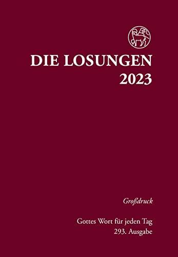 Losungen Deutschland 2023 / Die Losungen 2023: Grossdruck Hardcover