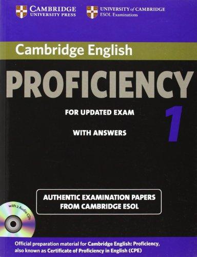 Cambridge Certificate of Proficiency in English 1 for updated exam / Student's Book Pack (Student's Book with answers and 2 Audio CDs)