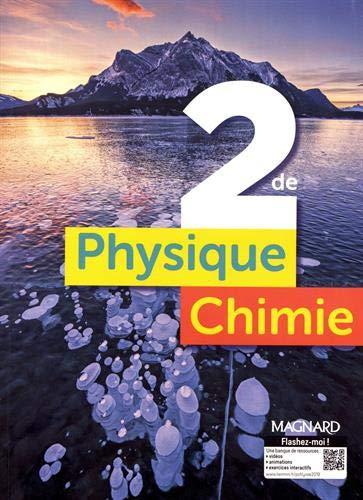 Physique chimie, 2de : programme 2019