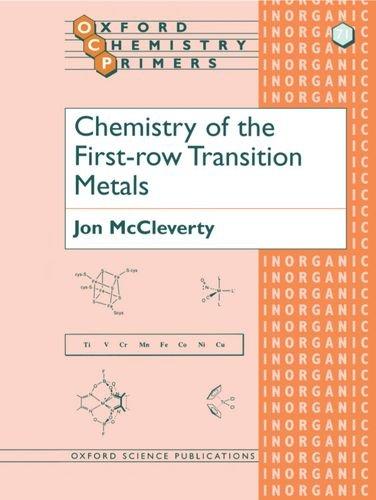 Chemistry Of The First-Row Transition Metals (Oxford Chemistry Primers, 71)