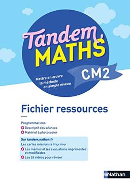 Tandem, maths CM2 : fichier ressources