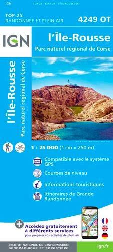 L' Île Rousse Parc naturel régional de Corse 1 : 25 000