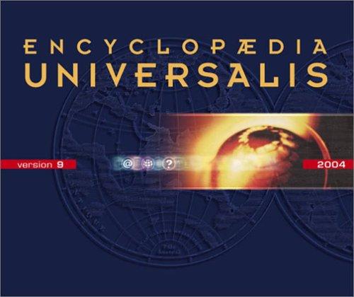 Encyclopà|dia Universalis 2004, version 9 (CD-Rom)