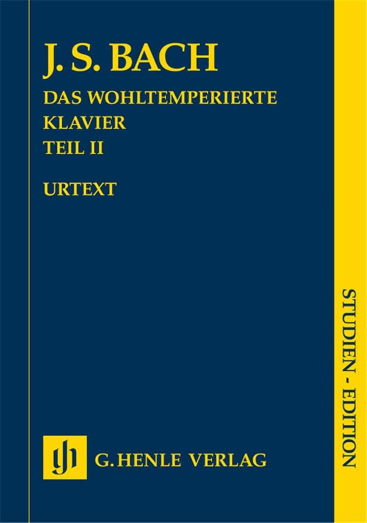 Das Wohltemperierte Klavier Band 2. Studien-Edition: Besetzung: Klavier zu zwei Händen (Studien-Editionen: Studienpartituren)