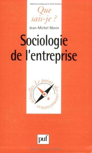 Sociologie de l'entreprise