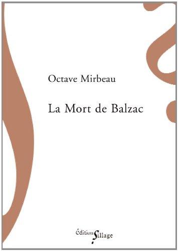 La mort de Balzac