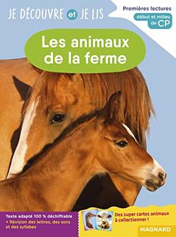 Les animaux de la ferme : premières lectures, début et milieu de CP