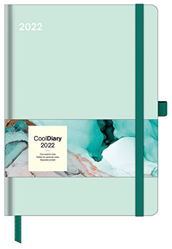 Pastel Mint 2022 - Diary - Buchkalender - Taschenkalender - 16x22: Cool Diary