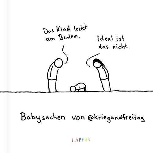 Babysachen von @kriegundfreitag: Das Kind leckt am Boden - ideal ist das nicht