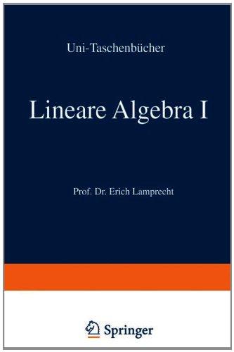 Lineare Algebra I (Universitätstaschenbücher)