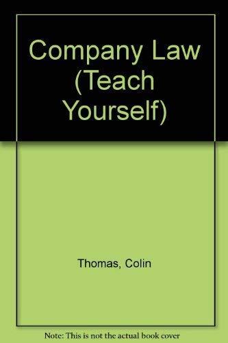 Company Law (Teach Yourself)