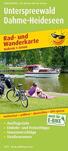 Unterspreewald - Dahme-Heideseen: Rad- und Wanderkarte mit Nebenkarten Königs Wusterhausen und Lübben, mit Ausflugszielen, Einkehr- & Freizeittipps, ... 1:50000 (Rad- und Wanderkarte / RuWK)